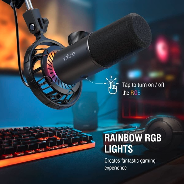 Fifine Technology Dinaminis Mikrofonas FIFINE K658 RGB