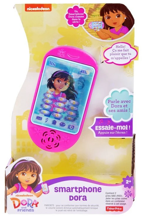 Fisher Price Fisher Telefonas mažyliui Dora išmanusis telefonas ZA2724