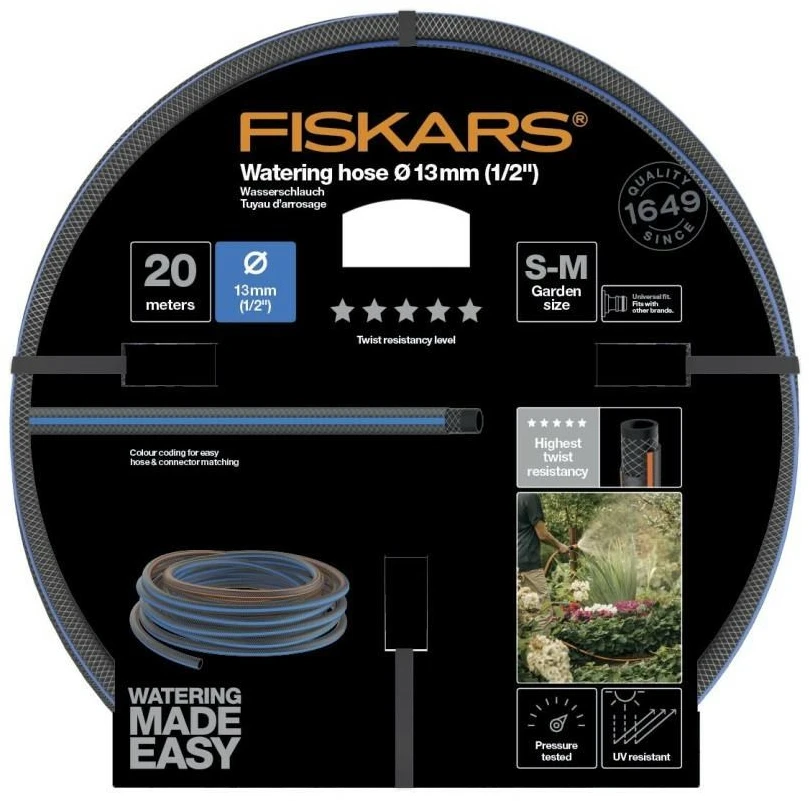 Fiskars laistymo žarna 13mm (1/2") 20m Q5