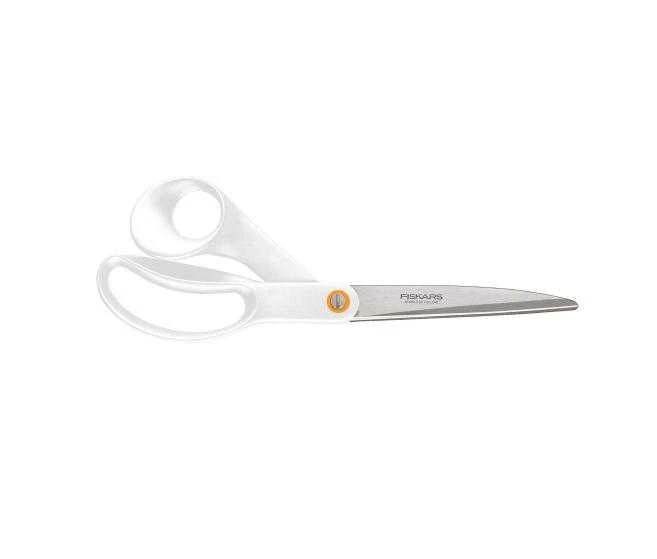 Fiskars Universalios didelės žirklės, 24 cm (baltos)