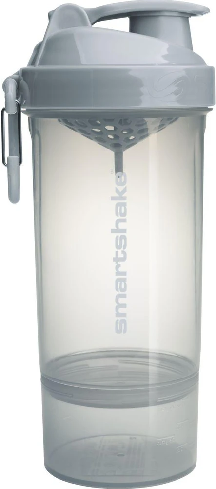 Gertuvė Smartshake Original2Go butelis 600 ml pilkas