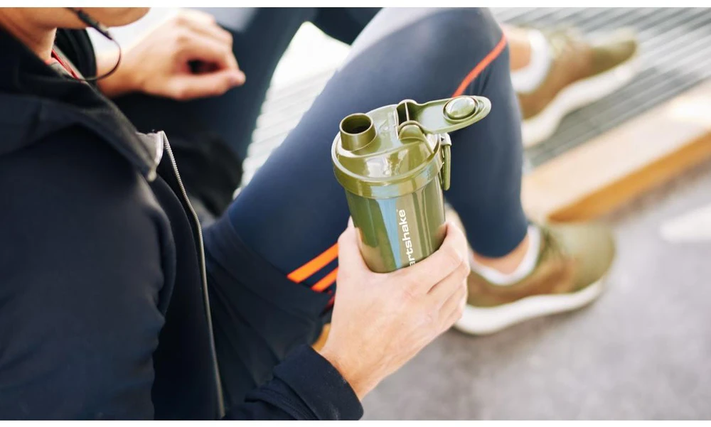 Gertuvė Smartshake Sportinis butelis 600ml, žalias