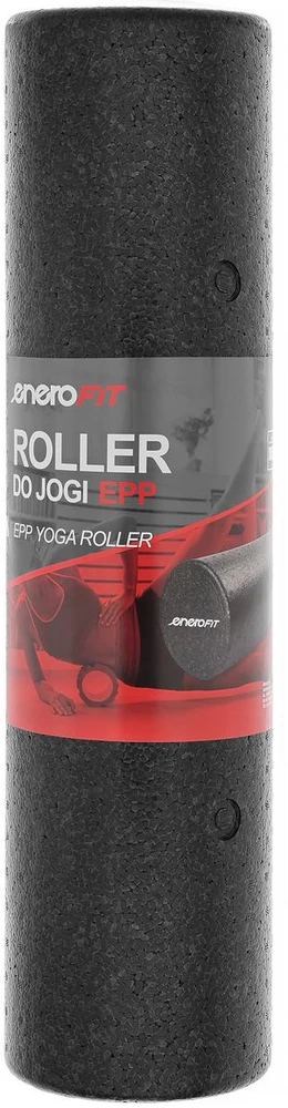 Enero Treniruočių volas EB Fit, Juodas, 15x90cm, 465g