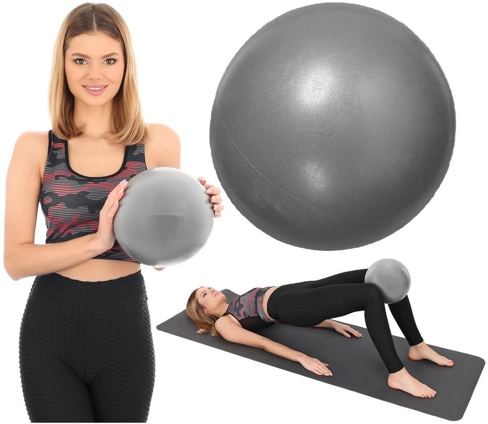 FITNESO IR PILATESO KAMUOLYS 23CM – ANTRACITO SPALVOS BEST SPORTING 101022