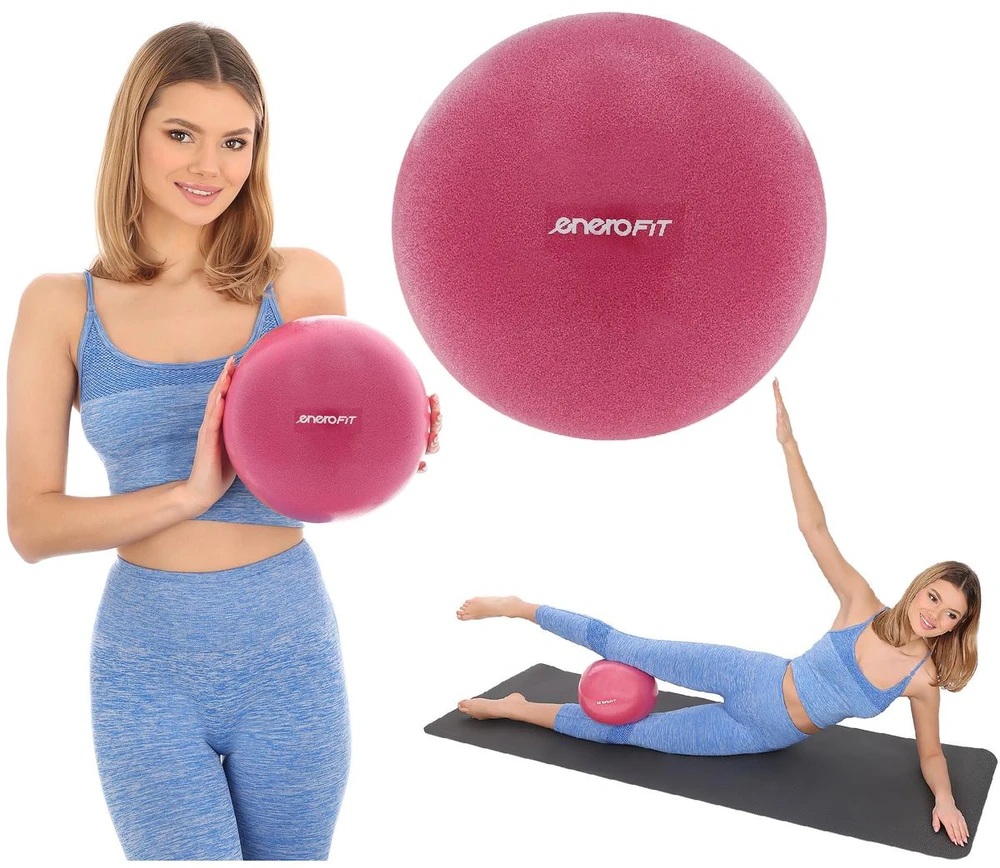 FITNESO IR PILATESO KAMUOLYS 25CM ROŽINIS ENERO FIT 1048291