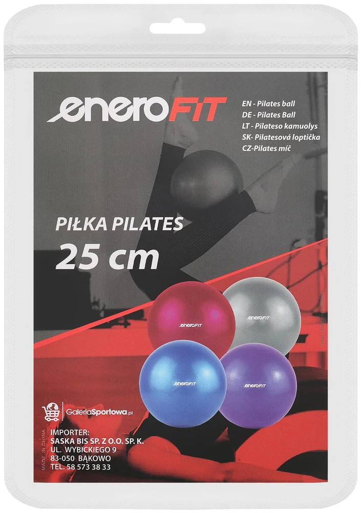 FITNESO IR PILATESO KAMUOLYS 25CM ROŽINIS ENERO FIT 1048291