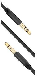 FIXED AUX Cable 2 x 3.5 mm jack, juodas