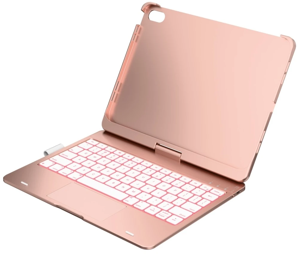 „Typecase Flexbook Touch“, skirtas „iPad 11“ (A16) 2025 / „iPad 10.9“ 2022, rožinis