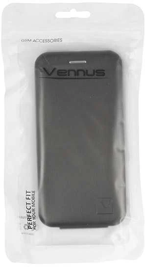 Flexi Vennus Elegance dėklas skirtas Xiaomi Redmi Note 11 Pro/Note 11 Pro 5G juodos spalvos