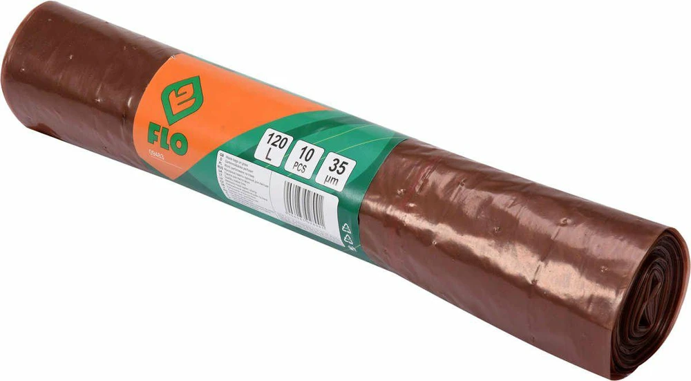 FLO PERFORUOTI ŽOLĖS MAIŠAI 120l / 10 vnt.