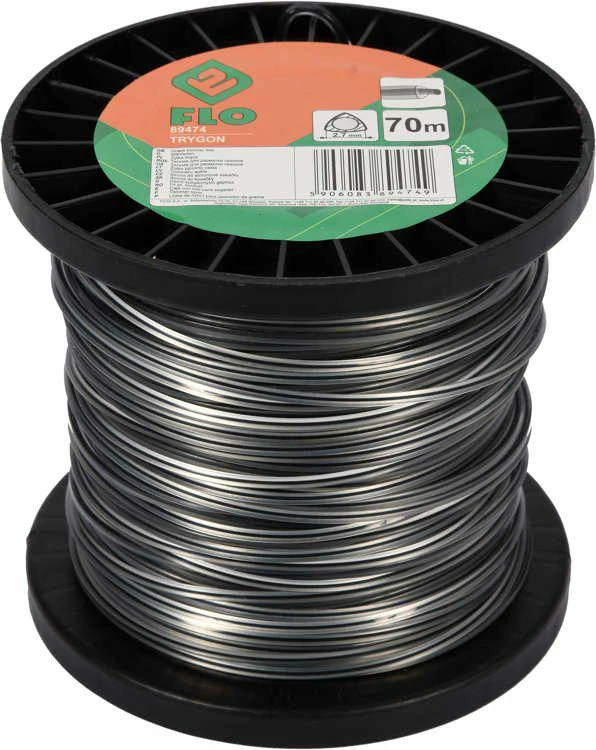 FLO Toya Sa Poland Valas žolei trimeriams | trikampis | TRYGON | 2.7 mm x 70 m (89474)