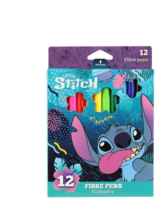 Flomasteriai Disney Stitch, vienpusiai, 12 vnt.