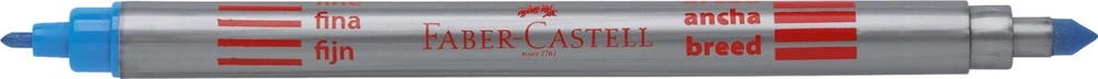 Flomasteriai Faber-Castell, dvipusiai, 10 spalvų