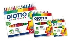 Flomasteriai Fila Giotto Turbo Color, 6 spalvos