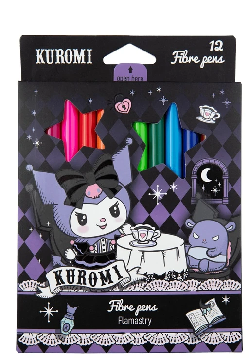 Flomasteriai Kuromi, 12 spalvų