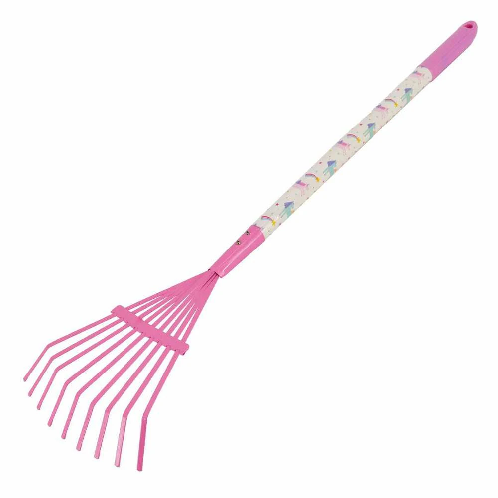 FLORALAND GREENMILL METALINĖ ŠLUOTA-GRĖBĖLĖ / MEDINĖ/PVC RANKENA 75cm