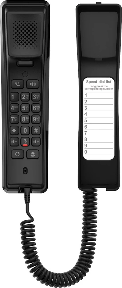 FNV Fanvil H2U V2 IP telefonas Juoda 2 linijos