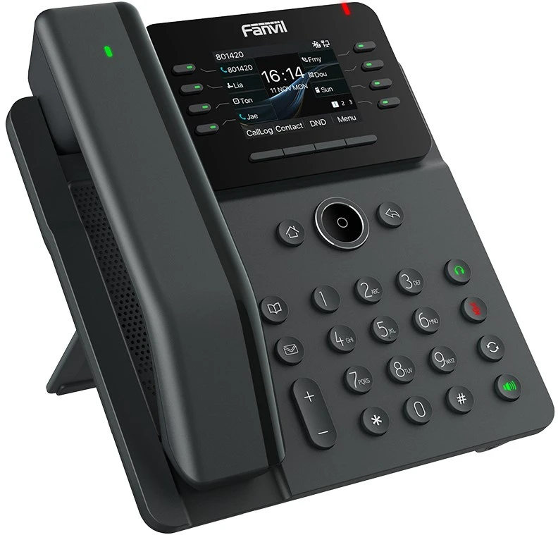 FNV Fanvil V62 Pro IP telefonas Juoda 12 linijos LCD