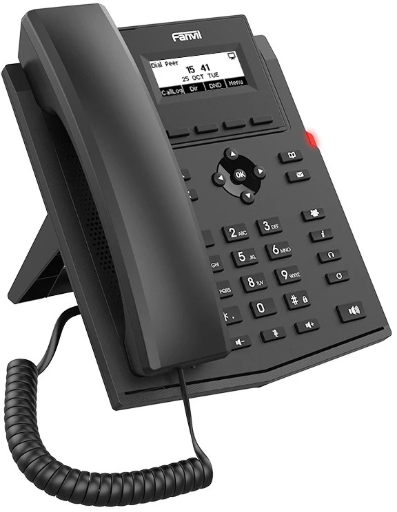 FNV Fanvil X301W IP telefonas Juoda 2 linijos LCD „Wi-Fi“