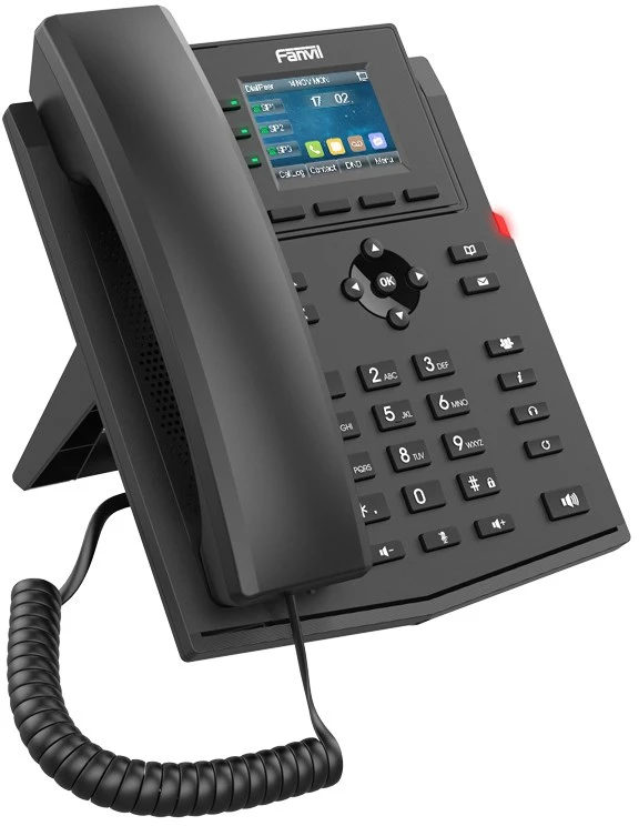 FNV Fanvil X303-2 IP telefonas Juoda 4 linijos LCD