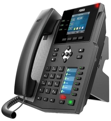 FNV Fanvil X4U IP telefonas Juoda 12 linijos LCD „Wi-Fi“