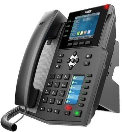FNV Fanvil X5U IP telefonas Juoda 16 linijos LCD „Wi-Fi“