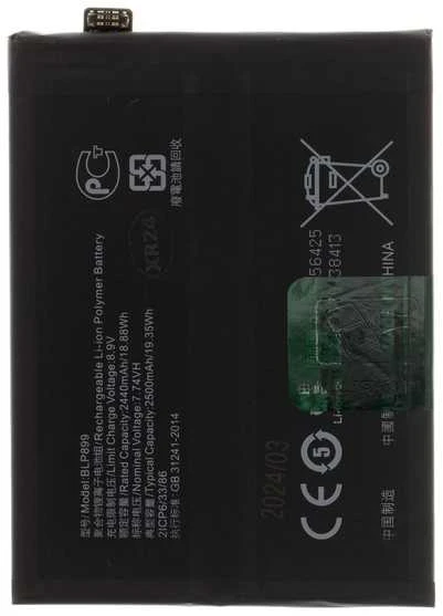 For_Oneplus BLP899 baterija, skirta OnePlus 10 Pro 5000 mAh ličio jonų (OEM)