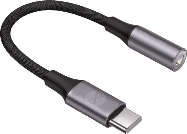 Forever garso adapteris AJC-01 jack 3,5 mm – USB-C juodas
