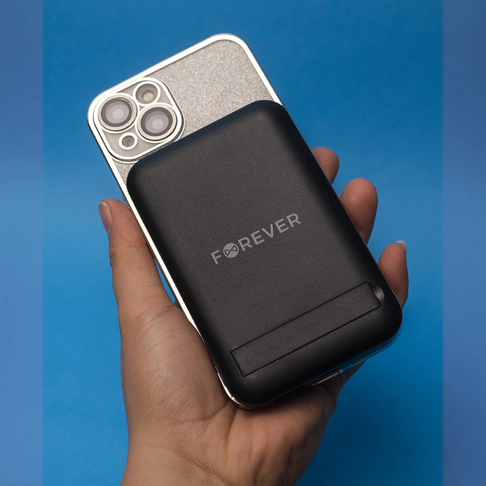 Išorinė baterija Power Bank Forever MATB-100 PD QC 22.5W 10000mAh juoda