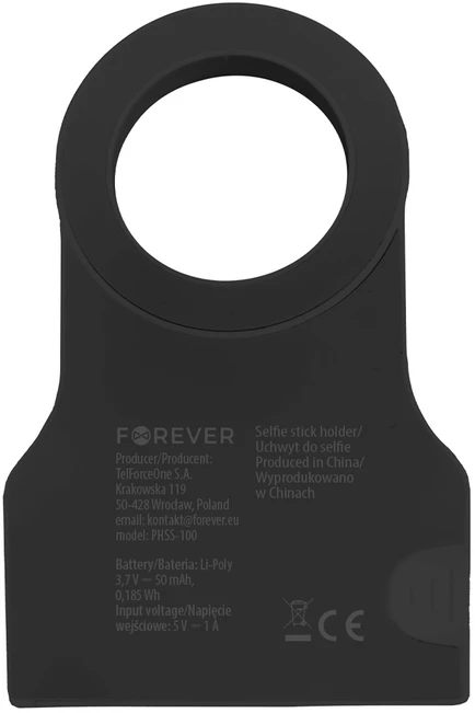 Forever BT telefono laikiklis / asmenukių lazda, skirta MagSafe PHSS-100, juoda