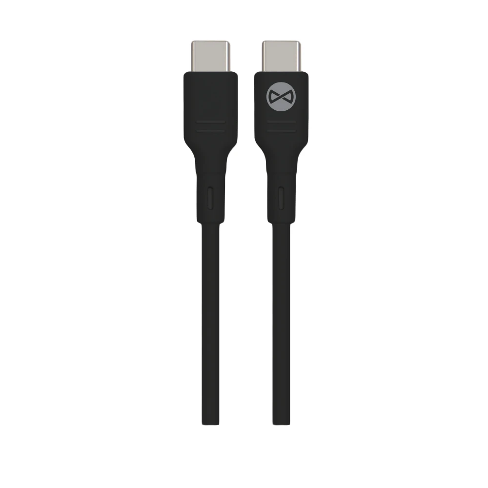 Automobilinis įkroviklis Forever CC-06 PD QC 1x USB-C 1x USB 20W juodas + USB-C – USB-C laidas 60W
