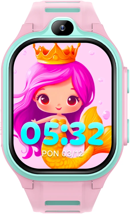 Išmanusis laikrodis vaikams Forever Išmanusis laikrodis GPS WiFi 4G Kids Boost KW-530 rožinis