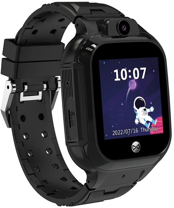 Forever išmanusis laikrodis GPS WiFi Kids See Me! 3 KW-320 juodas