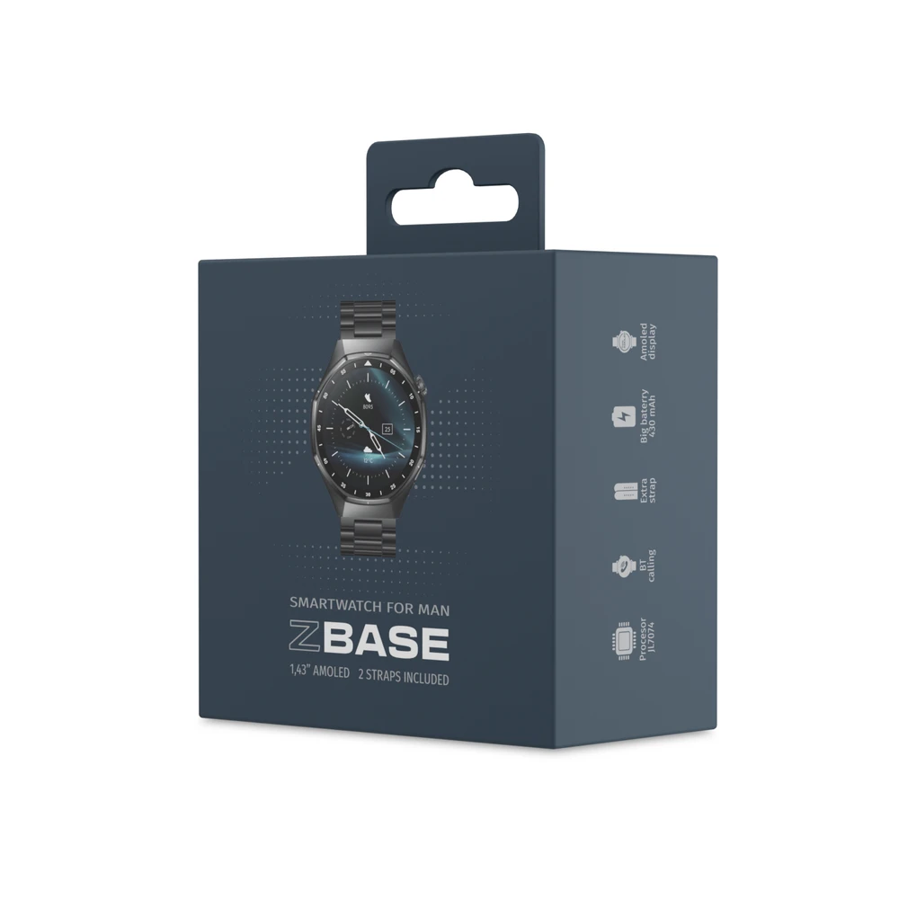 Forever išmanusis laikrodis zBase SW-720 tamsiai mėlynas