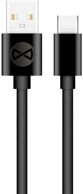 Forever USB – USB-C laidas 1,0 m 3A juodas