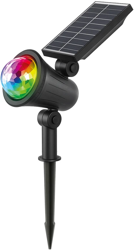 Forever Light LED saulės energija įkraunamas prožektorius SUNARI FME-190 RGB