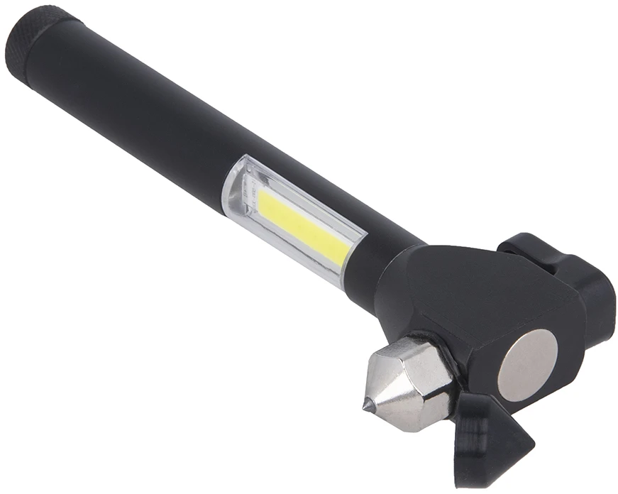 Forever Light LED žibintuvėlis EMERGENCY su plaktuku ir magnetu 2xAAA COB FLF-03