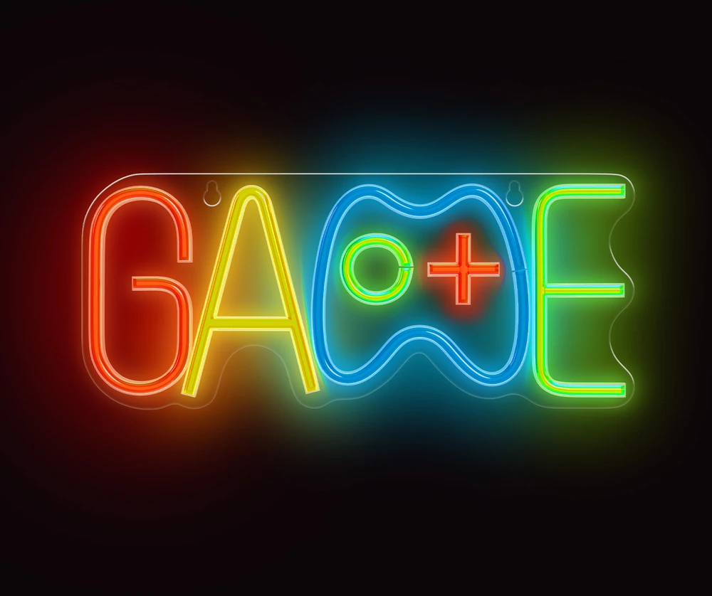 „Forever Light Neon PLEXI LED GAME“ daugiaspalvis FPNE40