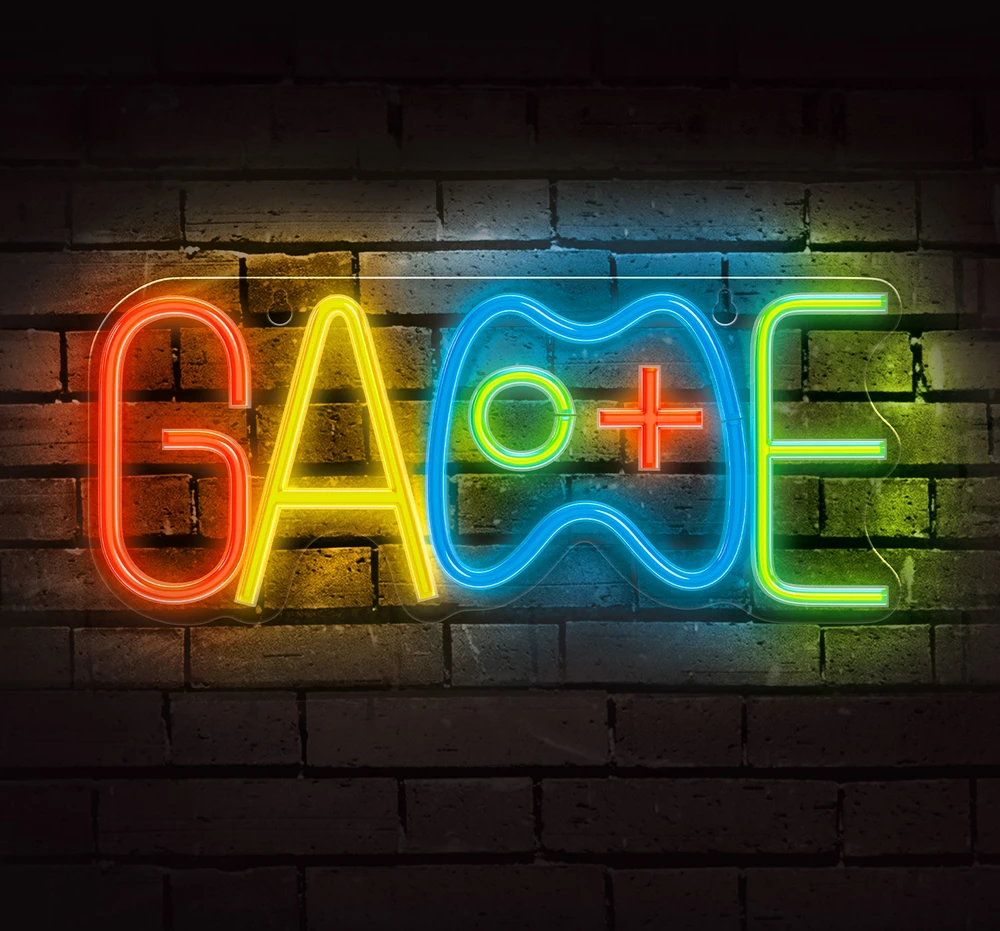 „Forever Light Neon PLEXI LED GAME“ daugiaspalvis FPNE40