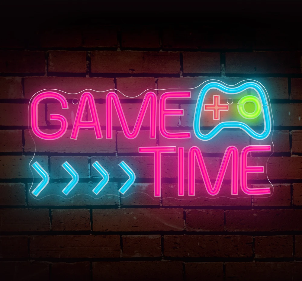 „Forever Light Neon PLEXI“ LED ŽAIDIMO TIME daugiaspalvis FPNE34