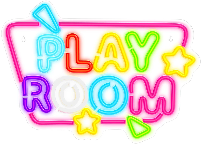 „Forever Light Neon PLEXI“ LED žaidimų kambarys, daugiaspalvis FPNE39