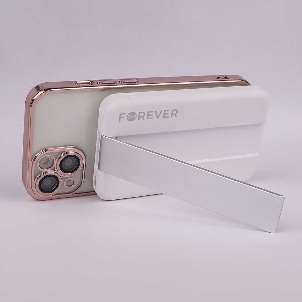 Forever MACS-100 magnetinis belaidis įkroviklis su power bank baltos spalvos 5in1