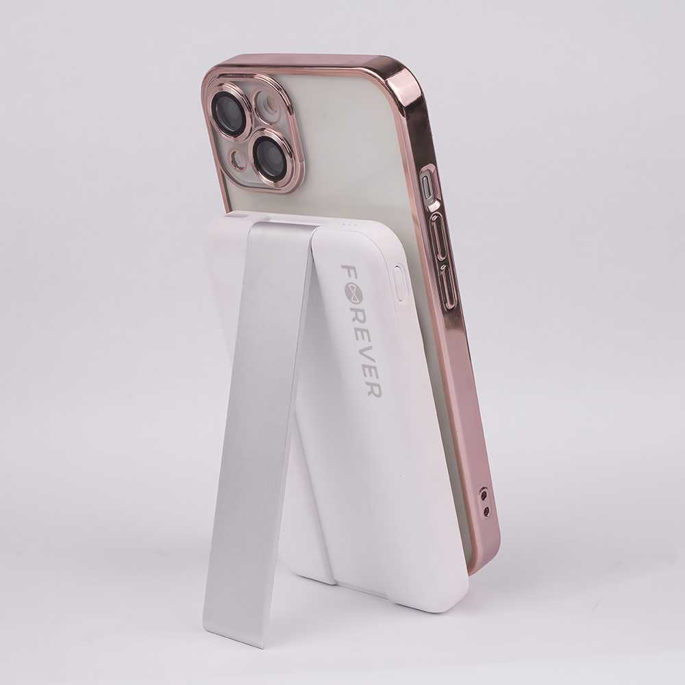 Forever MACS-100 magnetinis belaidis įkroviklis su power bank baltos spalvos 5in1