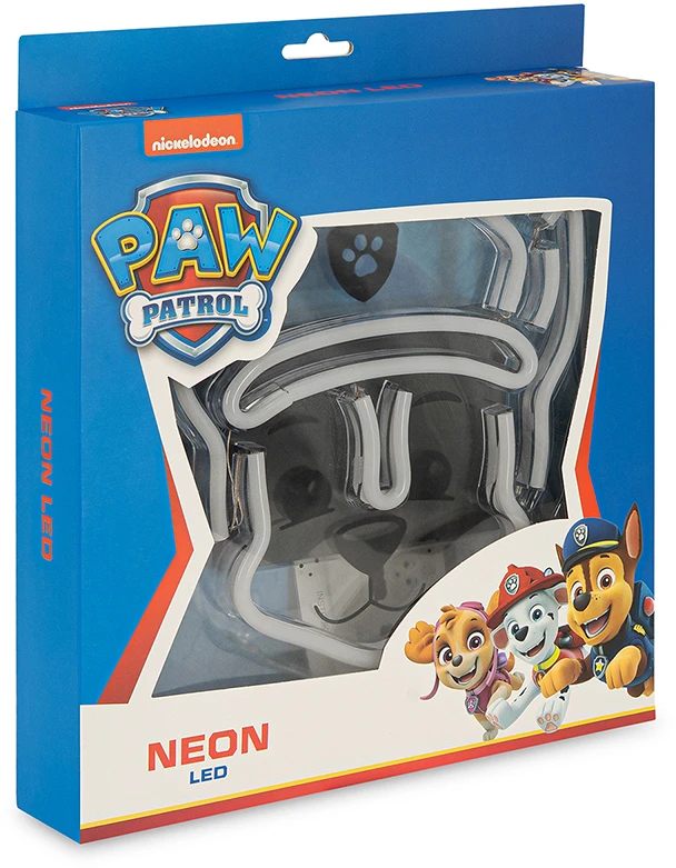 Psi Patrol Neoninė LED lempa su stovu Paw Patrol – Chase OW-120346