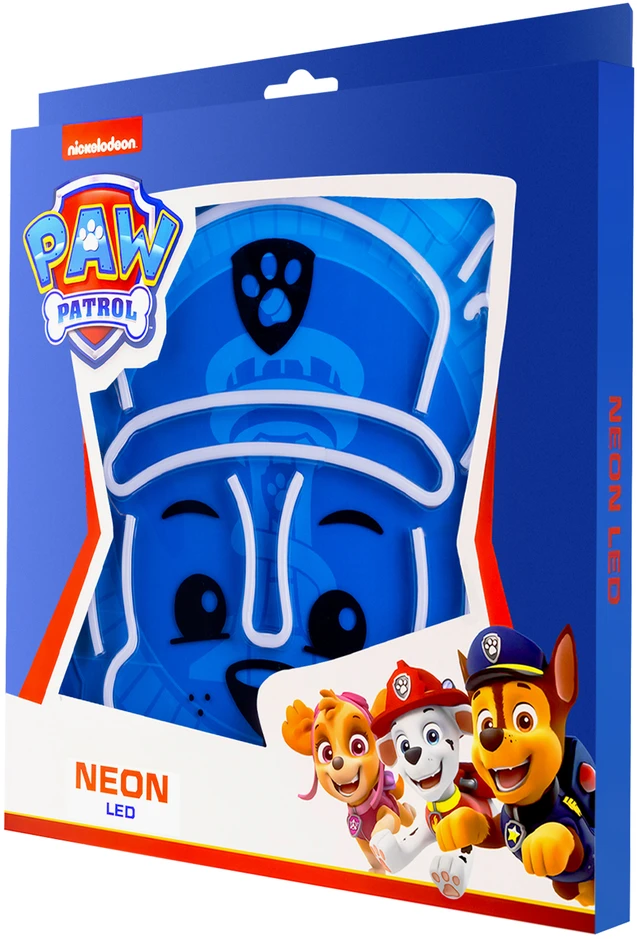 Psi Patrol Neoninė LED lempa su stovu Paw Patrol – Chase OW-120346
