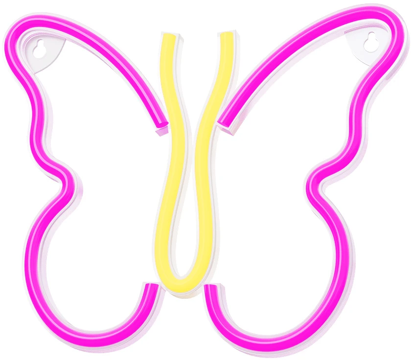 Neoninis LED šviestuvas BUTTERFLY rožinis NNE03 Neolia