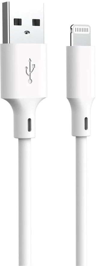 Forever recycling USB-A – Lightning laidas 1,5m 2,4A HDKR12-AL-00 baltas