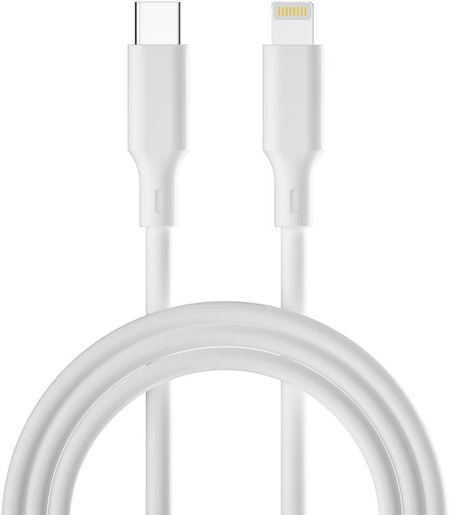 „Forever Recycling“ USB-C – „Lightning“ laidas 1,5m 3A KR12-CL-00 baltas