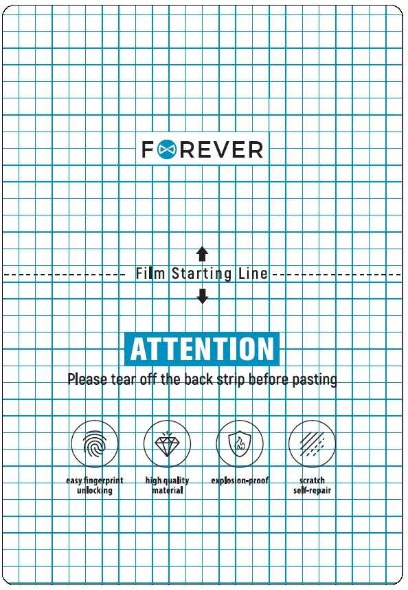 TelForceone Forever komplekto plėvelė anticrash tabletėms pjovimo mašinai 20 vnt 22,5 x 32,5 cm