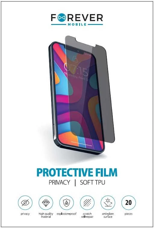 TelForceone Forever set filmas anticrash privacy pjovimo mašinai 20vnt